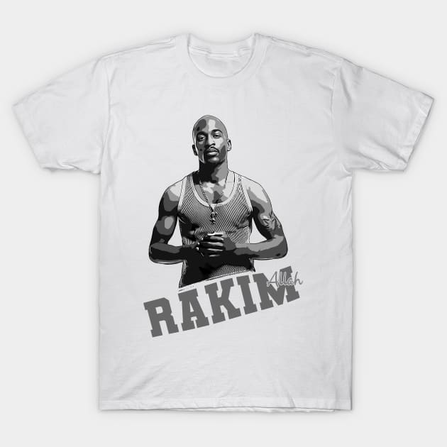 Rakim Allah | Gray T-Shirt by Degiab